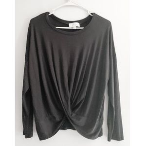 black long sleeve shirt